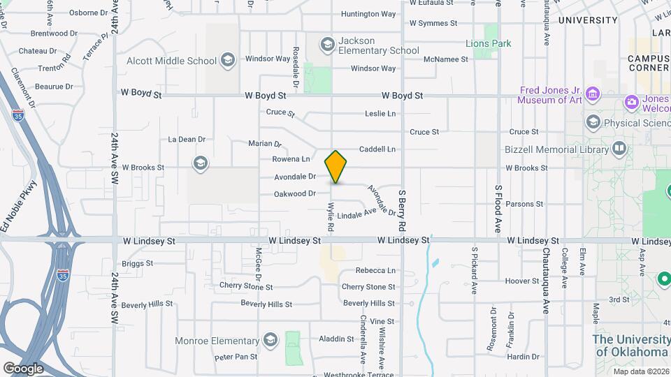 1428 Avondale Dr Map and Location Details
