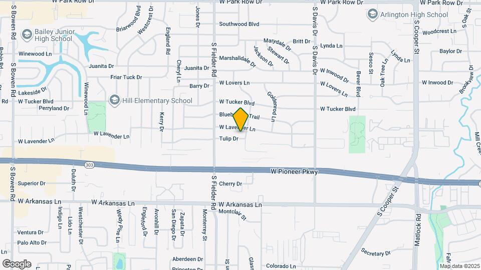 1503 Tulip Dr Map and Location Details