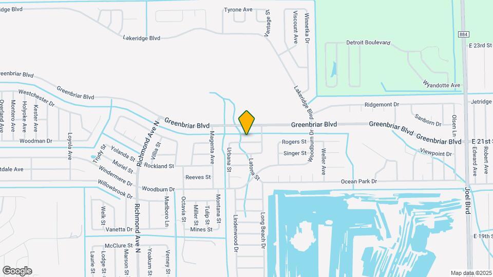 314 Urbana St Map and Location Details