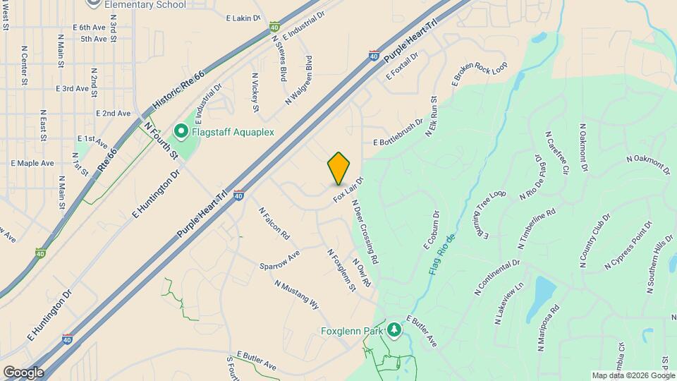 3656 Fox Lair Dr Map and Location Details