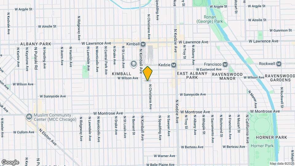 4538 N Christiana Ave, Unit Floor 1 Map and Location Details