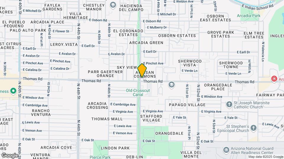 2905 N 48th St Map and Location Details