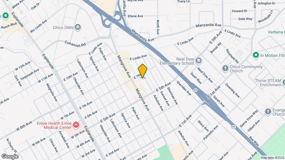 1617 Arbutus Ave Map and Location Details