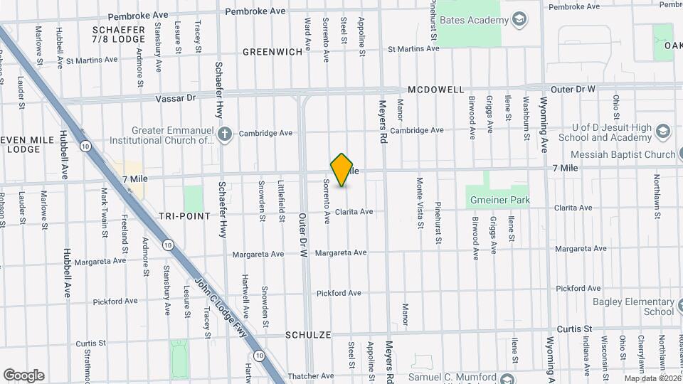 18961 Steel St Map and Location Details