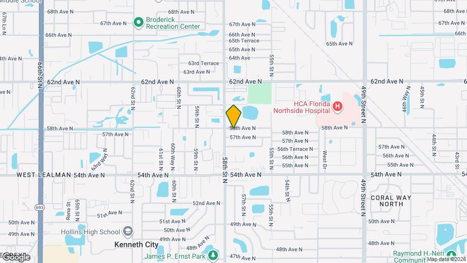 5744 58th Ave N Map and Location Details