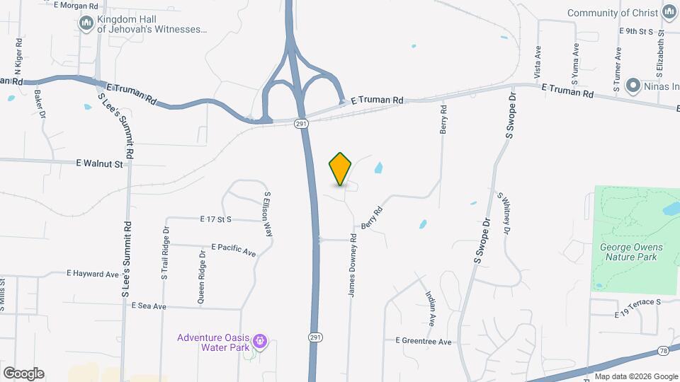 1704 Highland Dr Map and Location Details