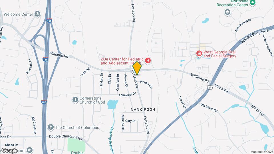 7926 Fortson Rd Map and Location Details