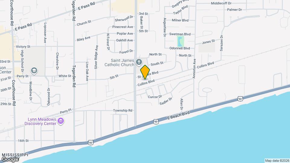 2013 Collins Blvd Map and Location Details