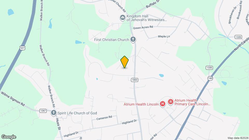 1646 Lazy Meadow Ln Map and Location Details