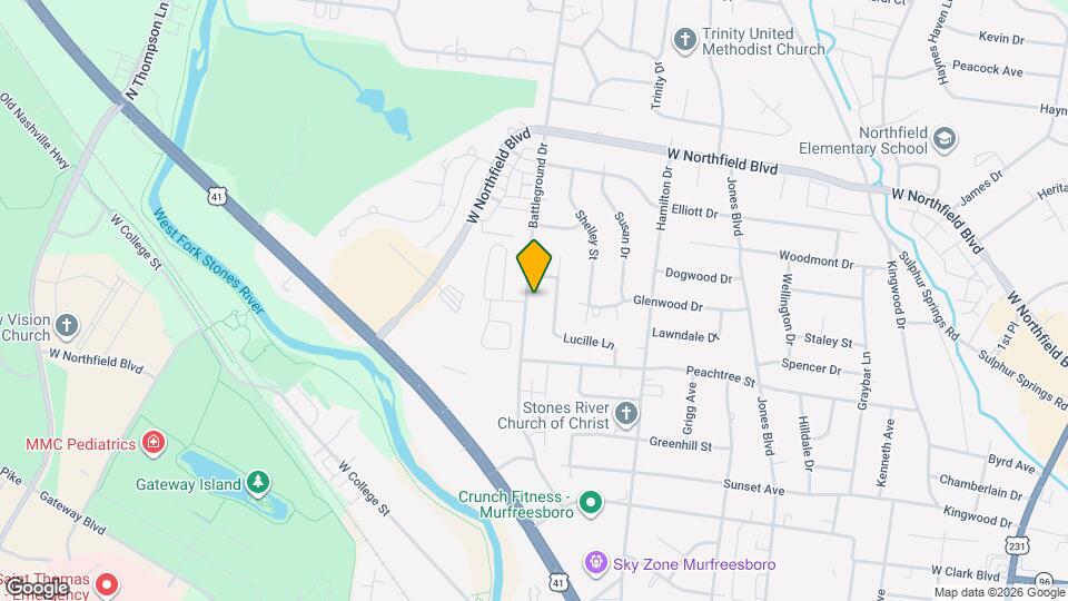 1730 Battleground Dr Map and Location Details