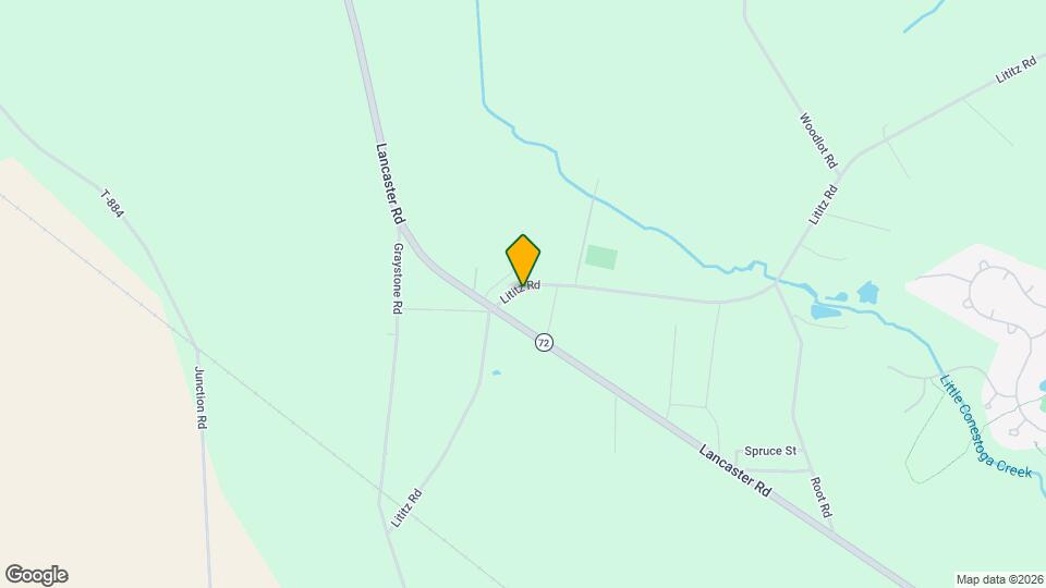 1349 Lititz Rd Mapa y Detalles de la Ubicación