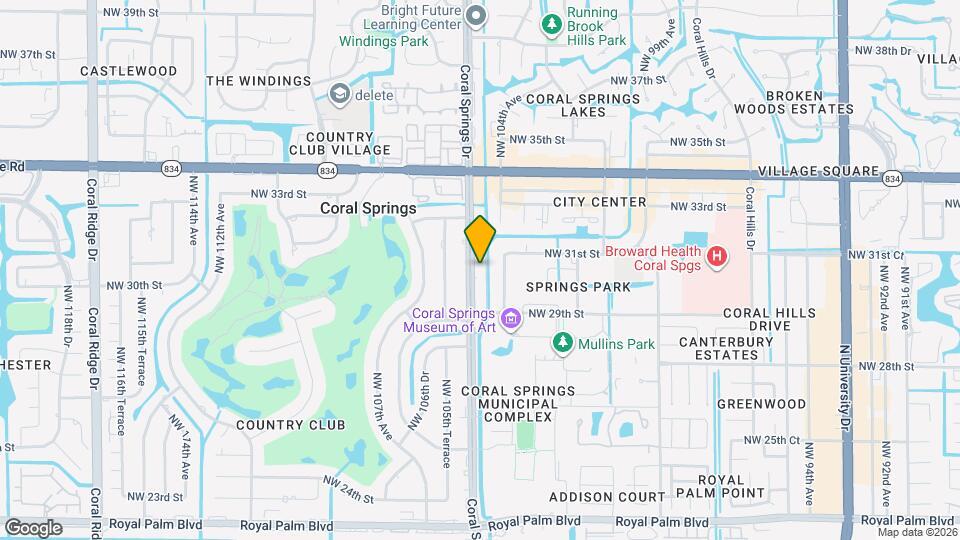 3167 Coral Springs Dr Map and Location Details