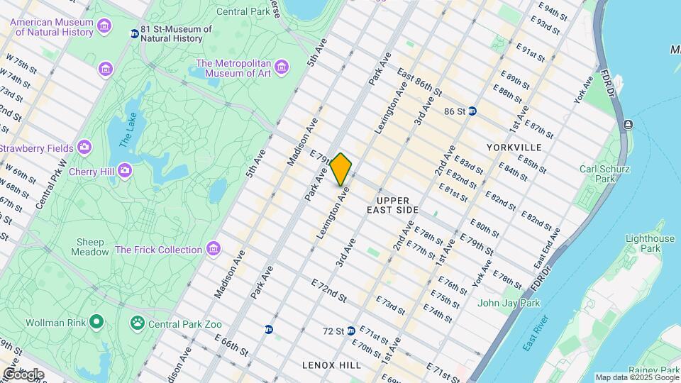 136 E 78th St Map and Location Details