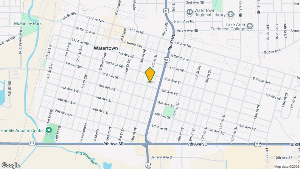 405 3rd Ave SE Map and Location Details