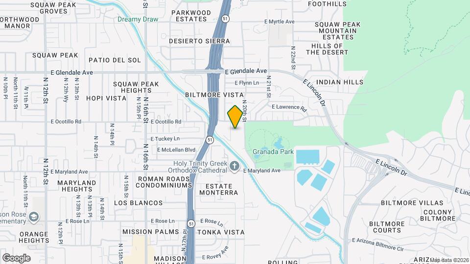 6623 N 19th St Map and Location Details