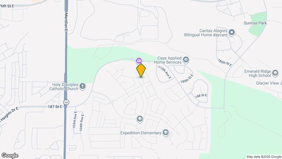 18422 110th Ave E Map and Location Details