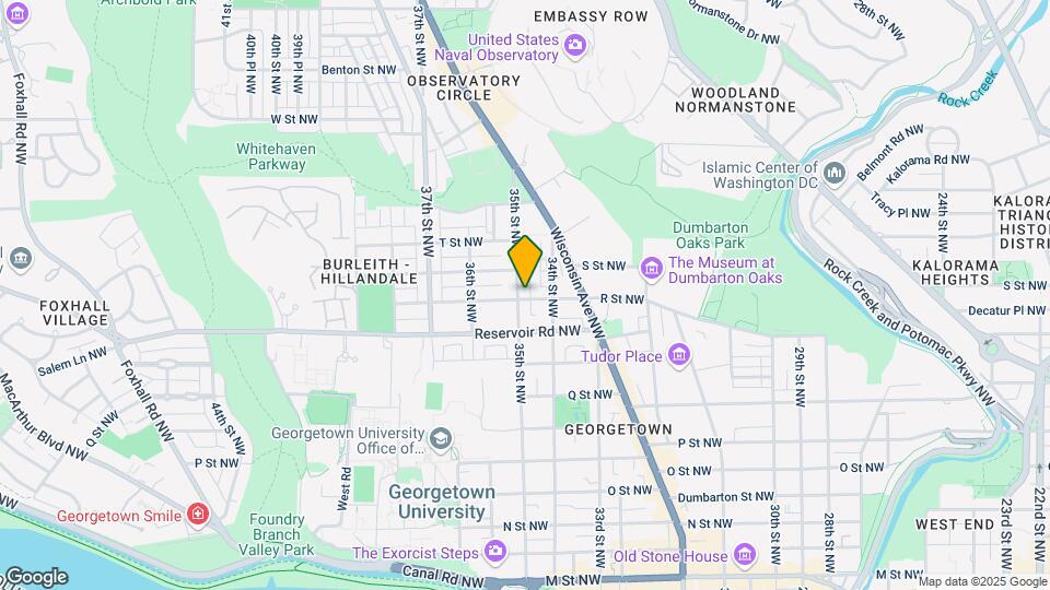 3435 R St NW Map and Location Details