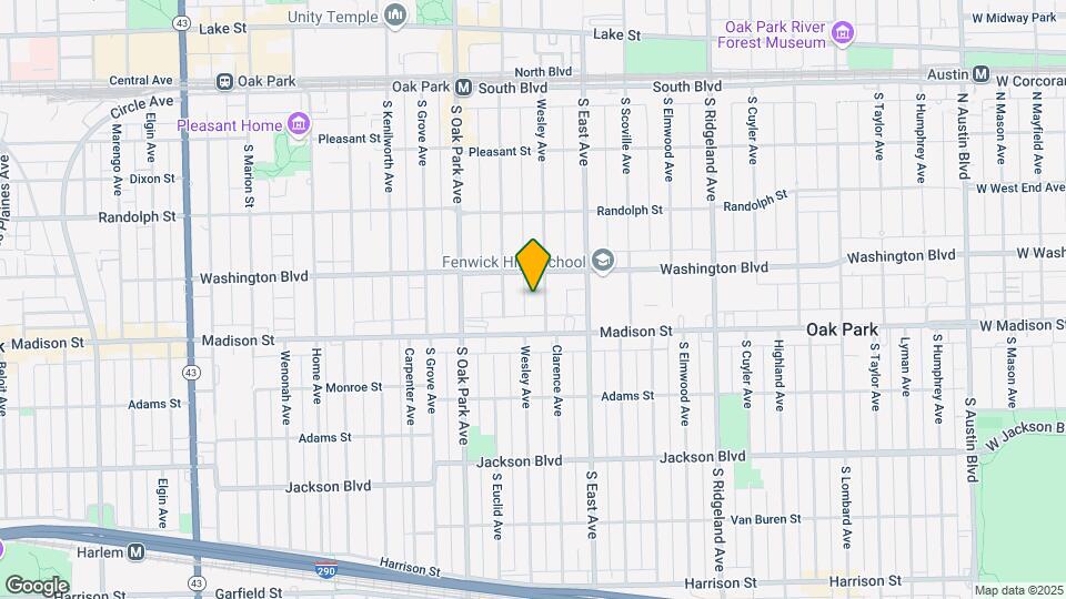 405 Wesley Ave Map and Location Details