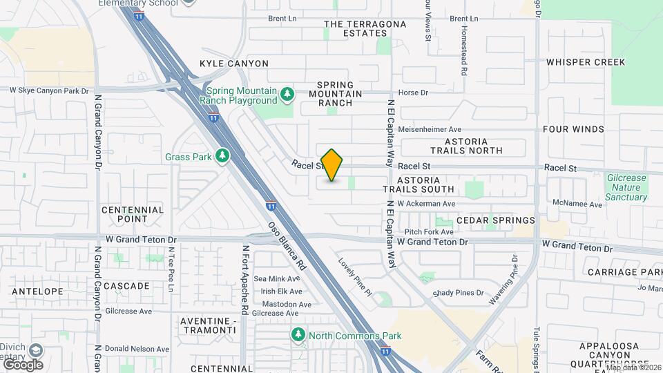 9008 Crooked Shell Ave Mapa y Detalles de la Ubicación