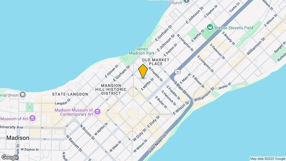 117 N Butler St, Unit 2 Map and Location Details