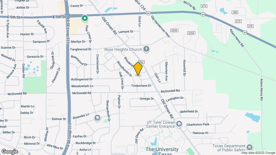 2311 Brookhaven Dr Map and Location Details