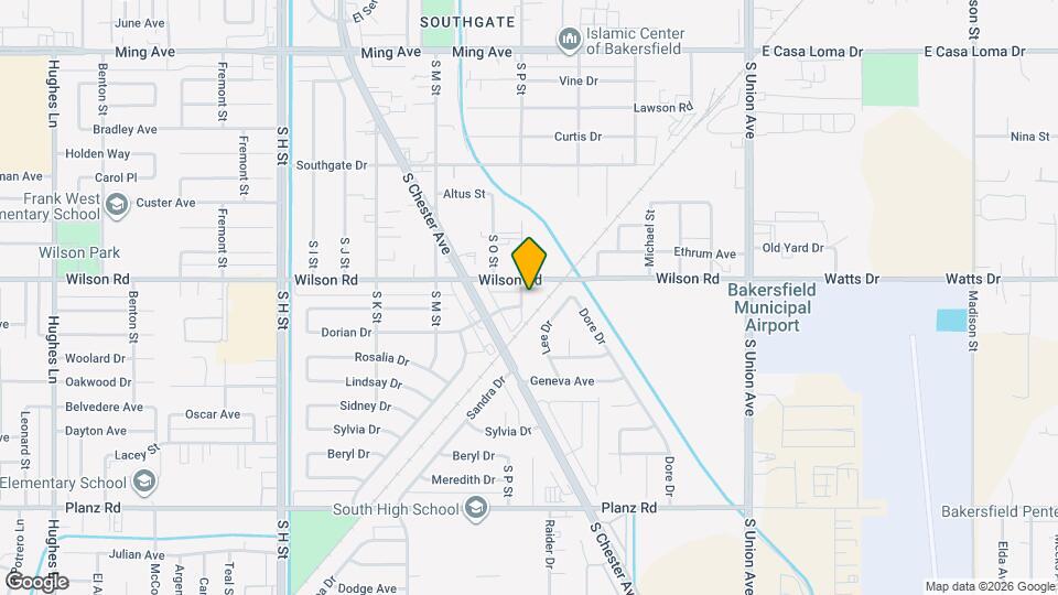 2510 S P St Map and Location Details