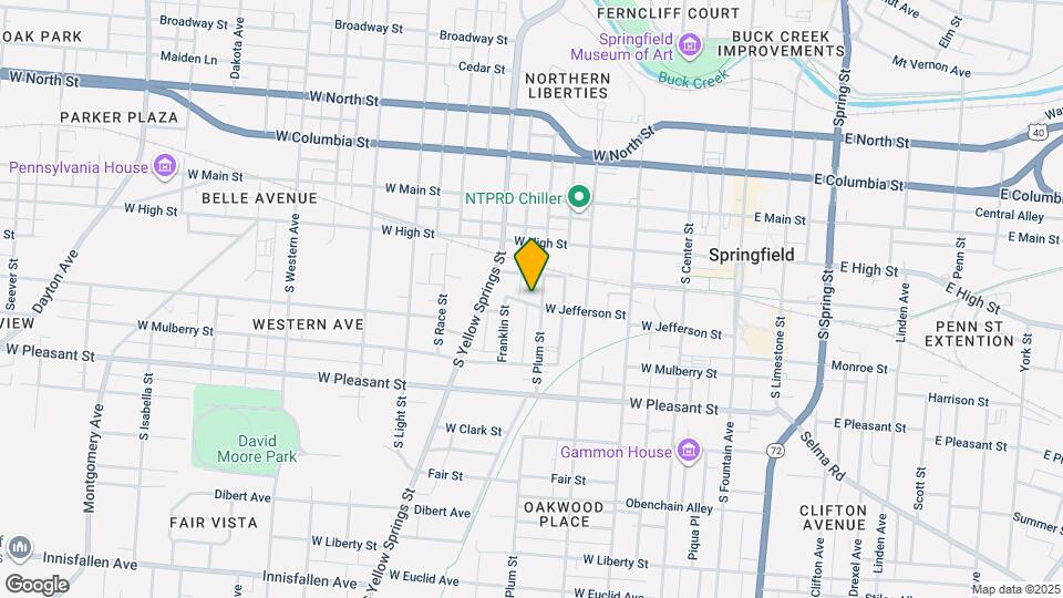 412 W Jefferson St Map and Location Details