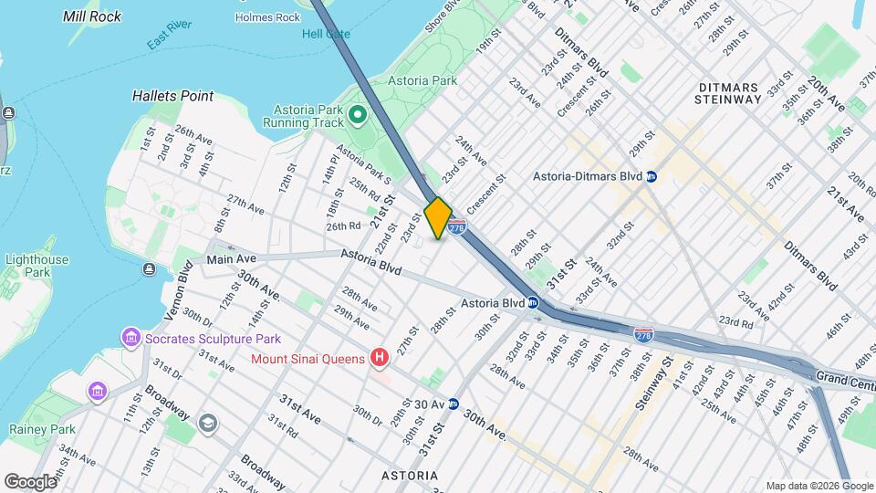 25-34 Crescent St Map and Location Details