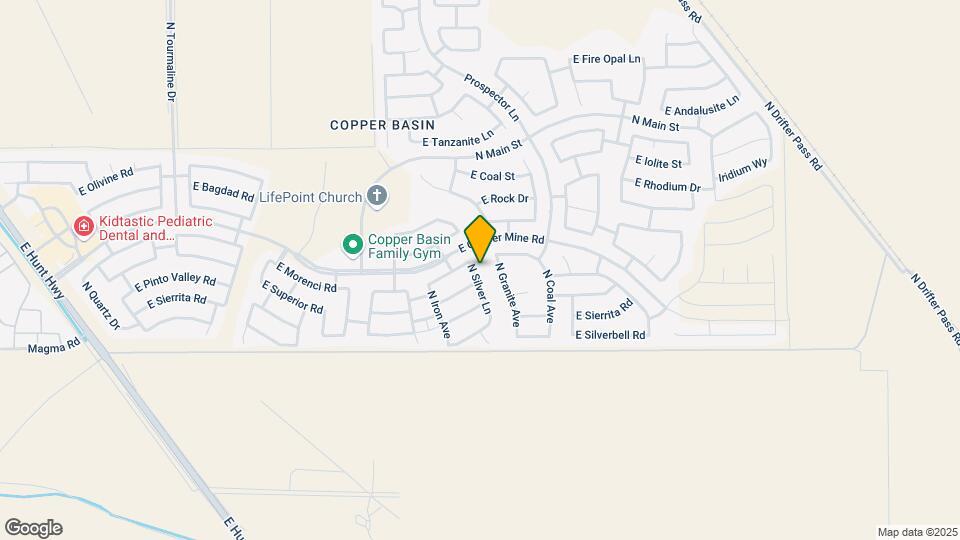 28247 N Silver Ln Map and Location Details