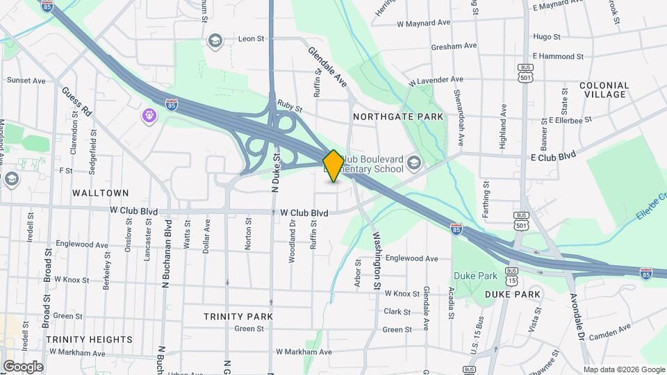 1605 Dexter St Map and Location Details