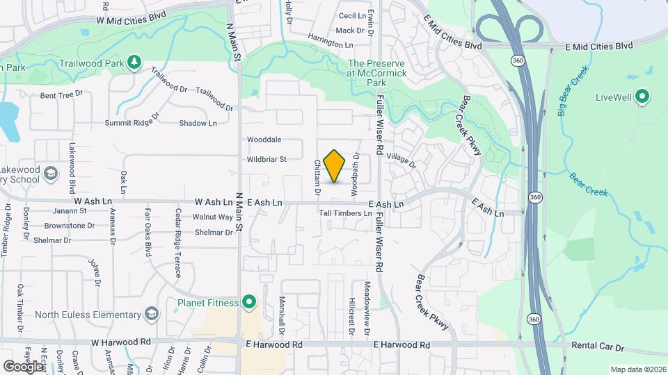 406 Wild Oak Ln Mapa y Detalles de la Ubicación