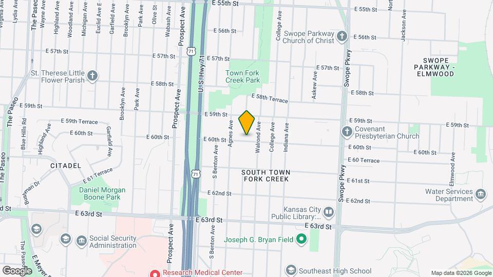 3024 E 60th St Mapa y Detalles de la Ubicación