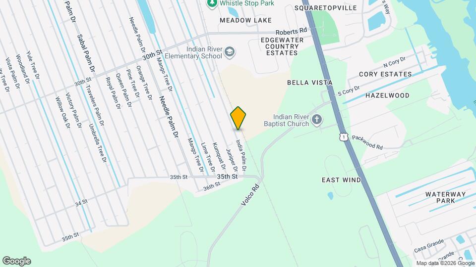 3321 India Palm Dr Mapa y Detalles de la Ubicación