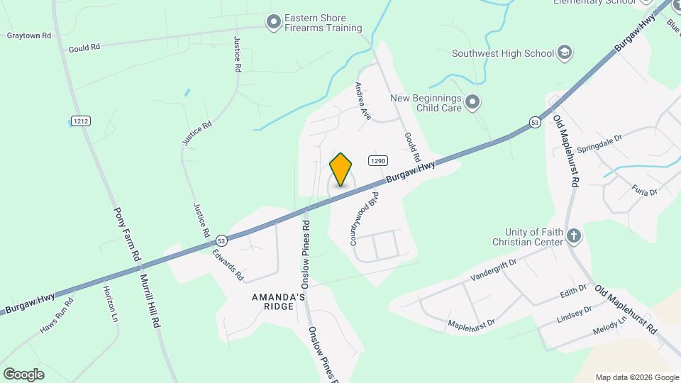 1808 Burgaw Hwy Map and Location Details