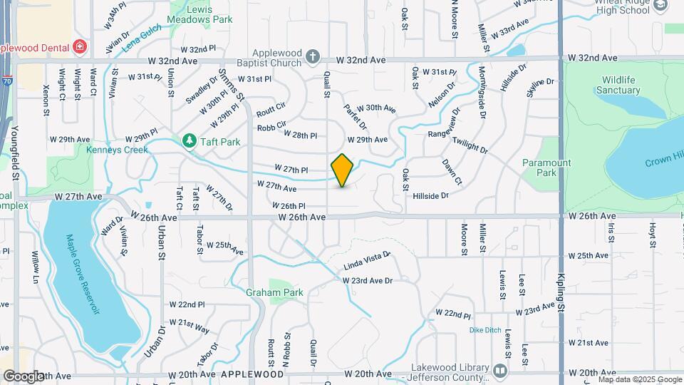 11144 W 27th Ave Map and Location Details