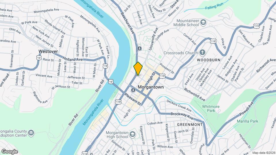 124 Fayette St Map and Location Details