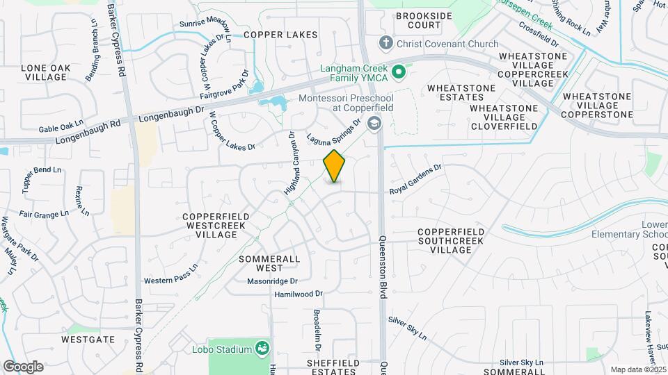 17207 Mesa Springs Ct Map and Location Details