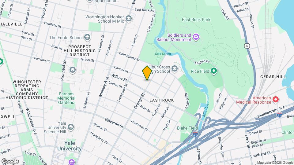 820 Orange St Map and Location Details