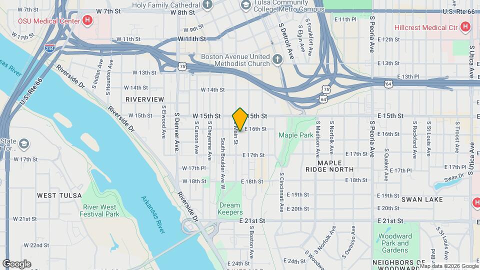 1611 S Main St Map and Location Details