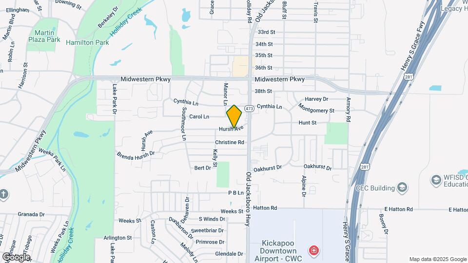 1513 Hursh Ave Mapa y Detalles de la Ubicación