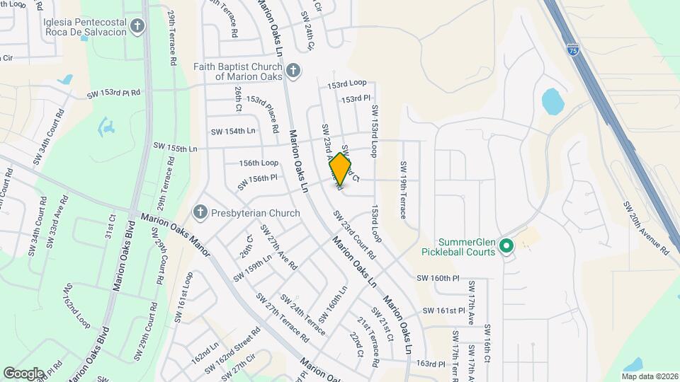 15638 SW 23rd Avenue Rd Map and Location Details