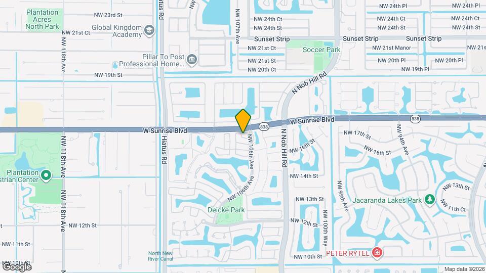 10661 NW 17th Pl Map and Location Details
