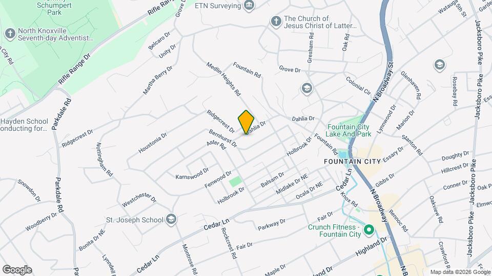 328 Dahlia Dr Map and Location Details