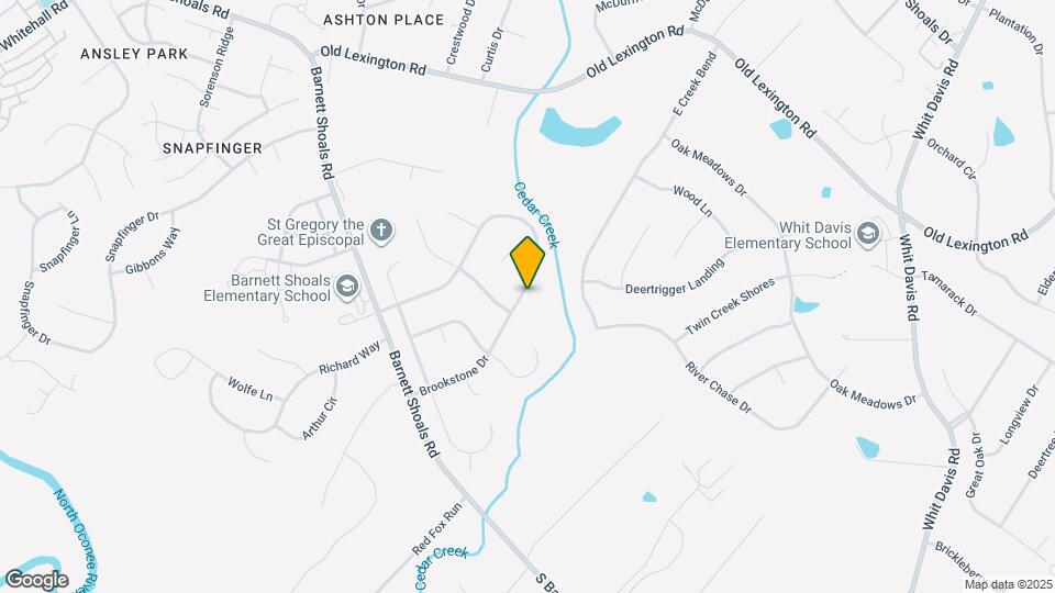 405 Brookstone Dr Map and Location Details