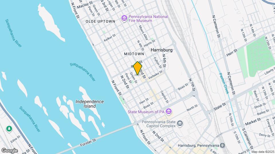 1330 Susquehanna St Map and Location Details