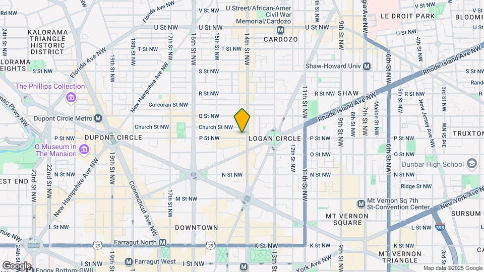 1413 P St NW Map and Location Details