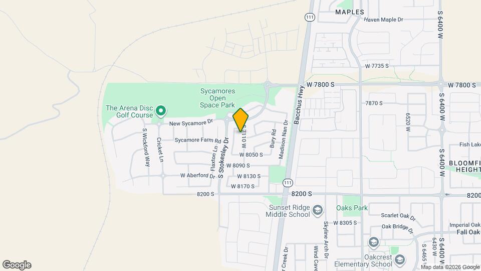 7982 S 7110 W Mapa y Detalles de la Ubicación