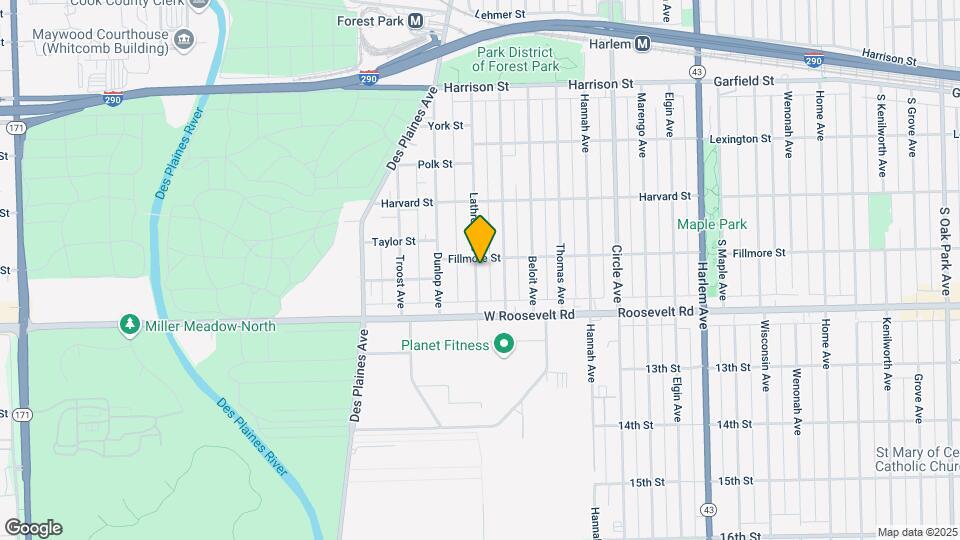 1108 Lathrop Ave, Unit George Map and Location Details