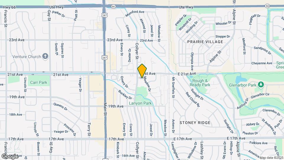 2041 Meadow Dr Map and Location Details