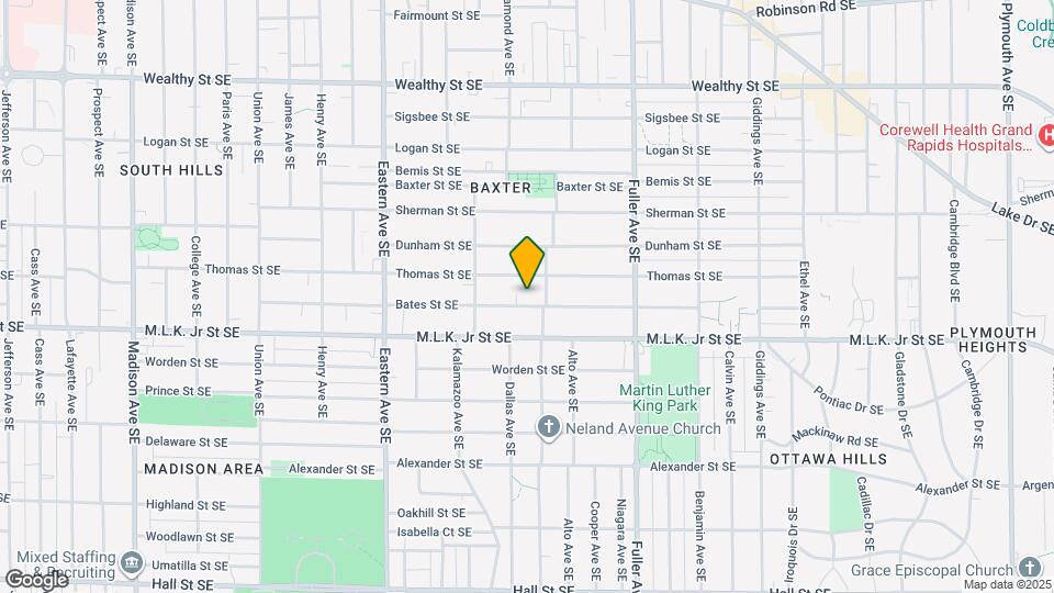 1013 Bates St SE Map and Location Details